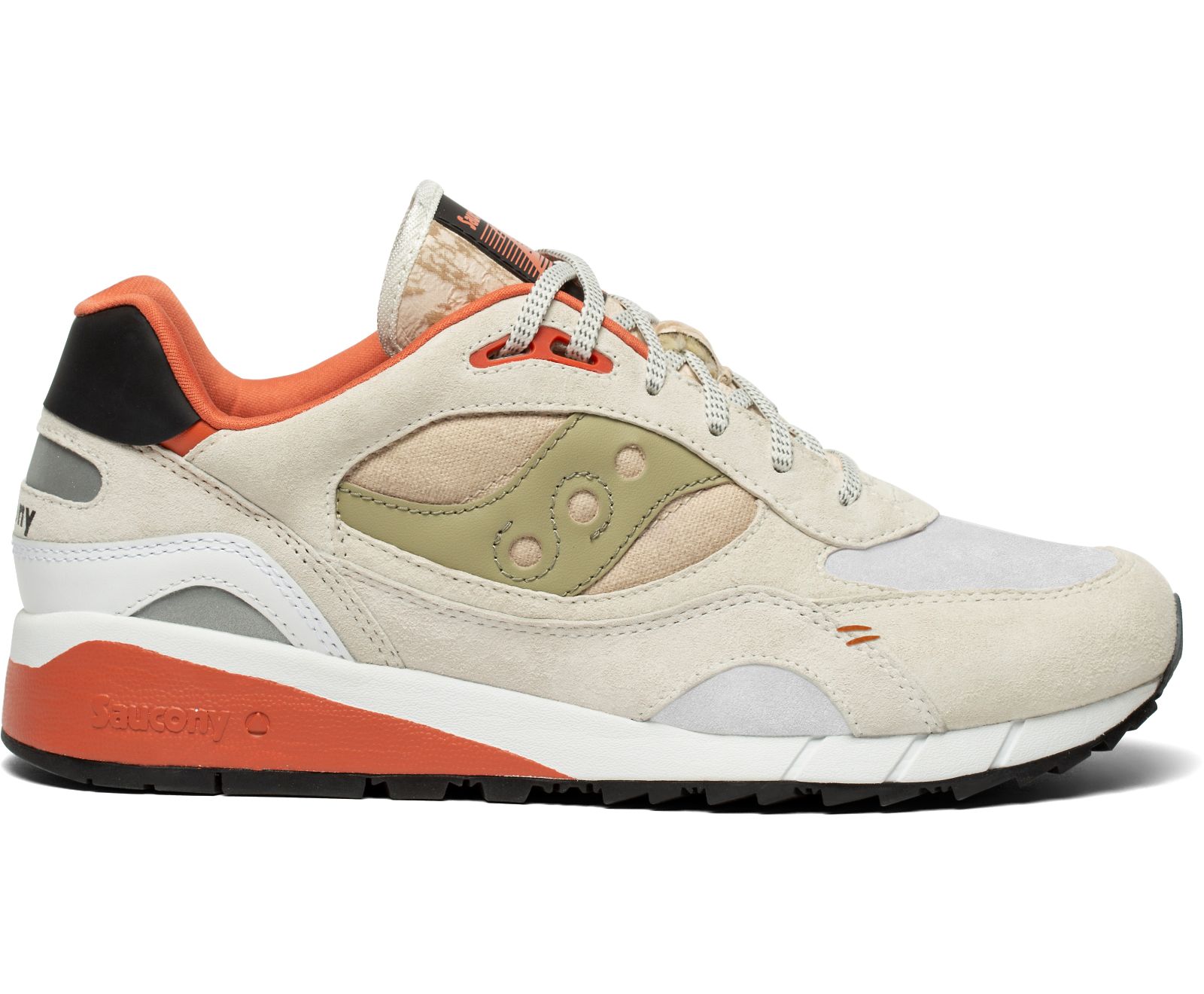 Beige / Orange / Green Men\'s Saucony Shadow 6000 Destination Unknown Originals | 1405-IAXMZ