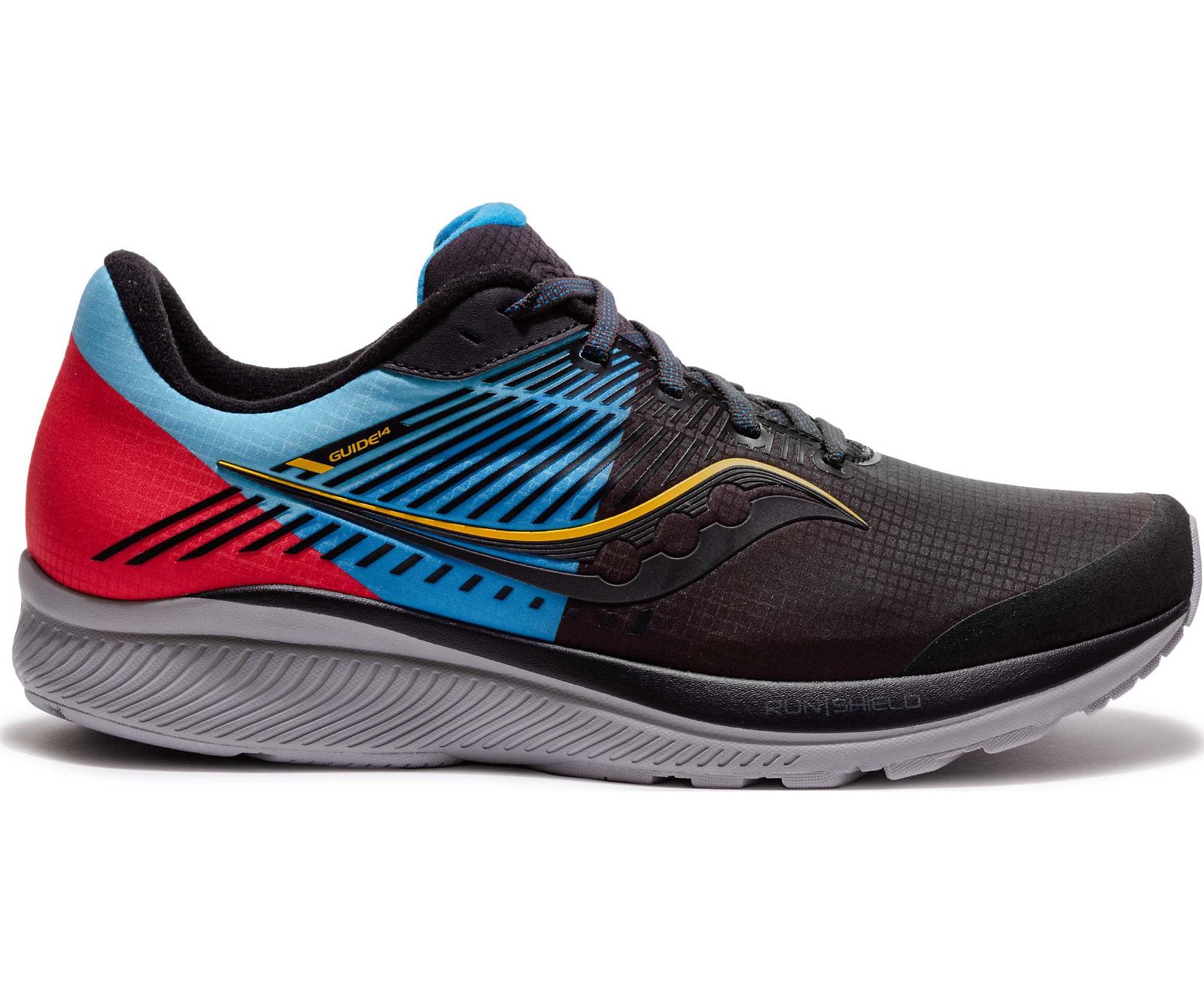 Black / Blue / Red Women\'s Saucony Guide 14 Runshield Running Shoes | 8510-WNKVX