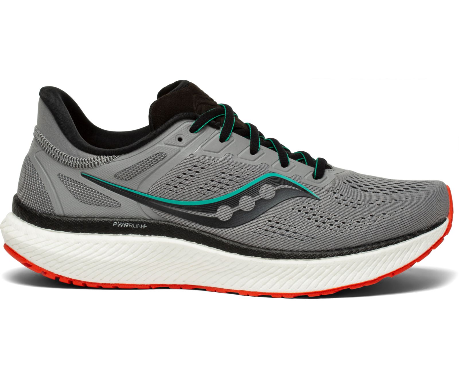 Black / Grey Men\'s Saucony Hurricane 23 Running Shoes | 5346-WYOUH