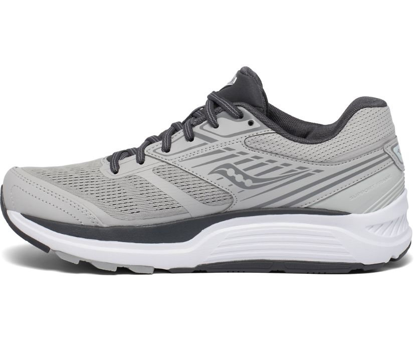 Black / Grey Women's Saucony Echelon 8 Wide Running Shoes | 9701-XUKSV