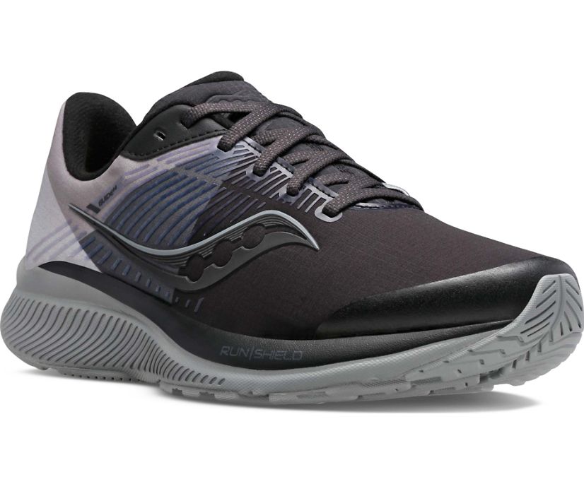 Black / Grey Women's Saucony Guide 14 Runshield Running Shoes | 3180-XEKDP