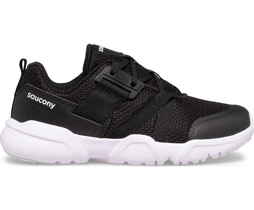 Black Kids' Saucony Vertex Lace Sneakers | 2915-CUTRF