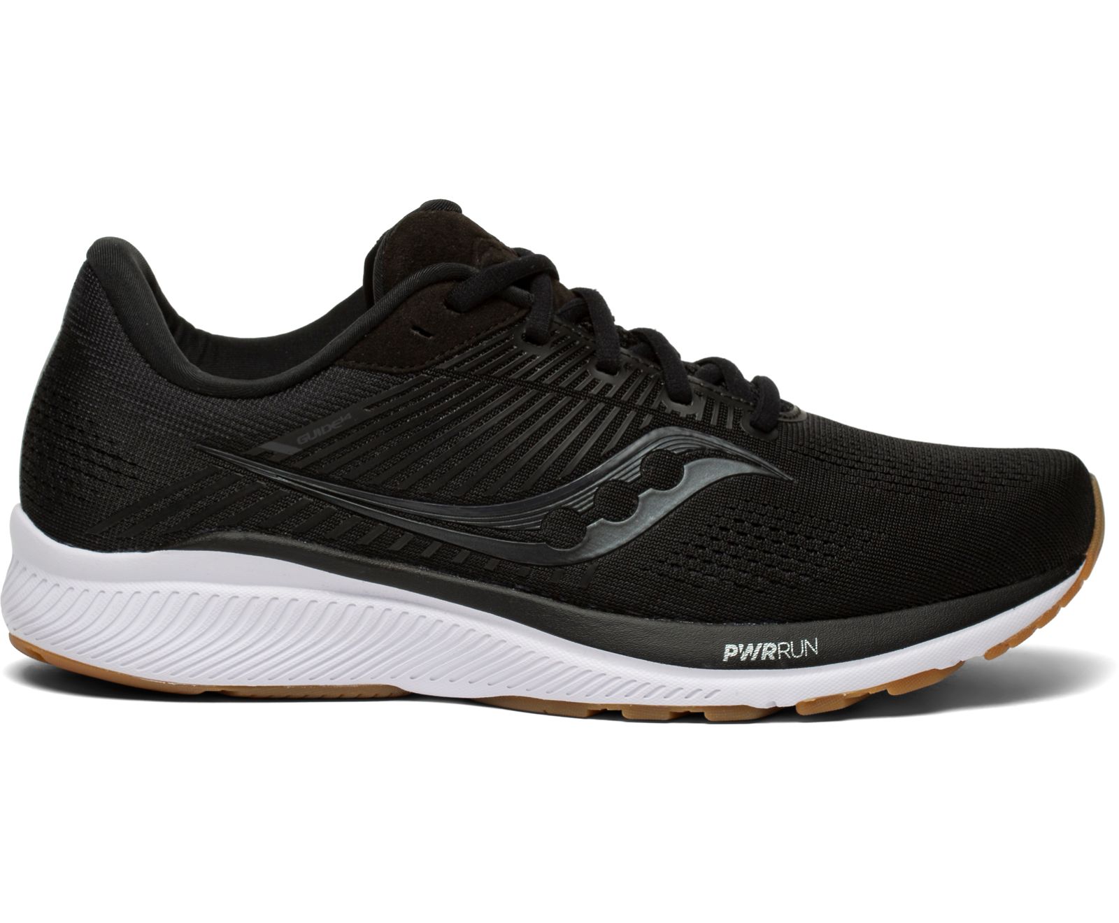 Black Men\'s Saucony Guide 14 Running Shoes | 6201-KEZWF