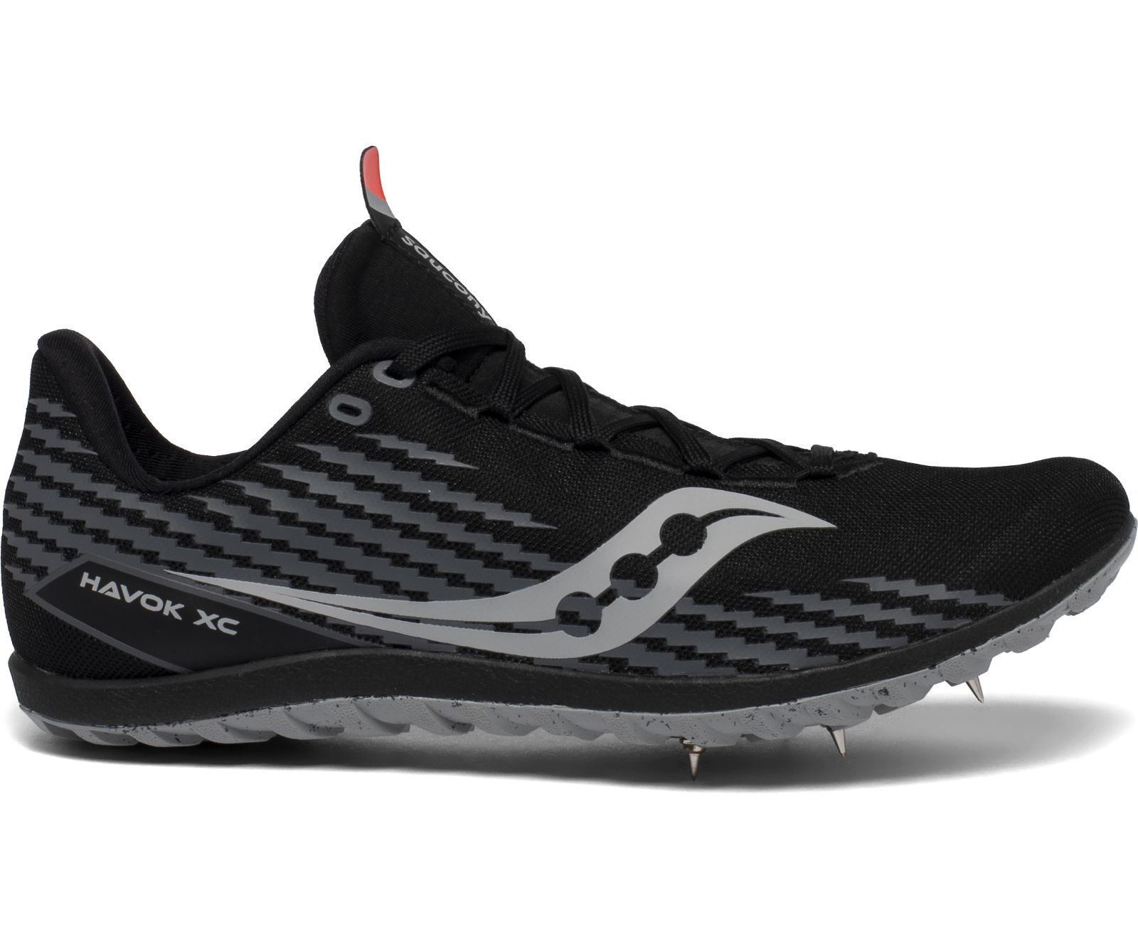 Black Men\'s Saucony Havok Xc 3 Flat Running Shoes | 5701-GJBDC