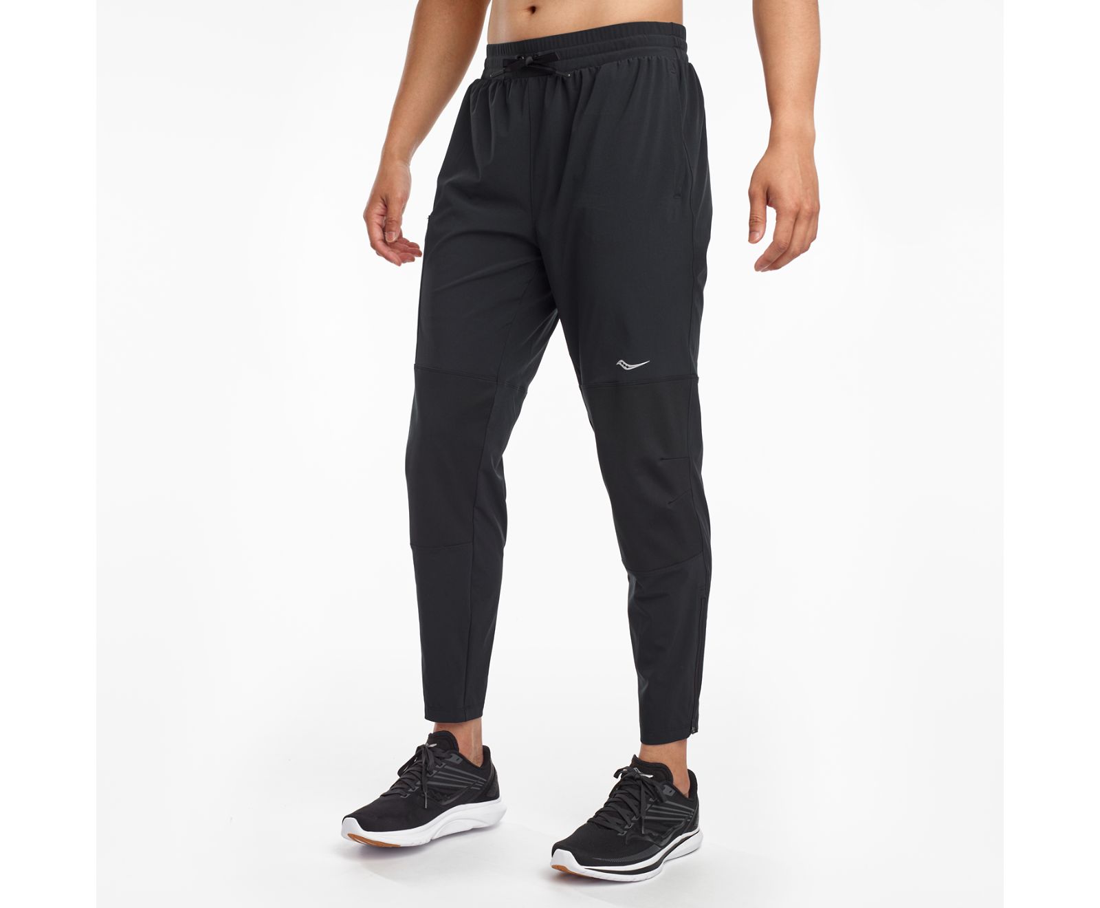 Black Men\'s Saucony Summit Jogger Pants | 5871-HGZTP