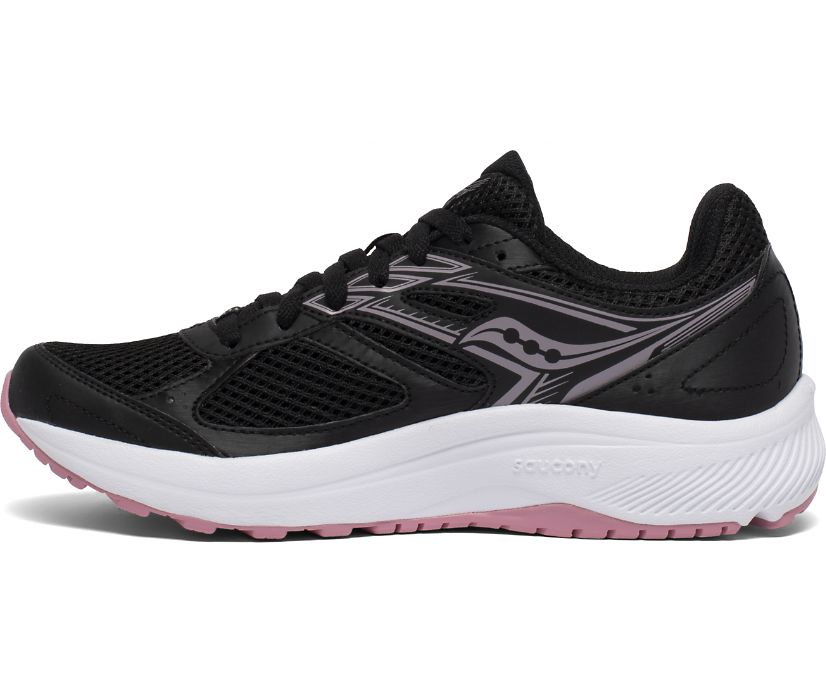 Black / Pink Women's Saucony Cohesion 14 Running Shoes | 7652-CQFEU