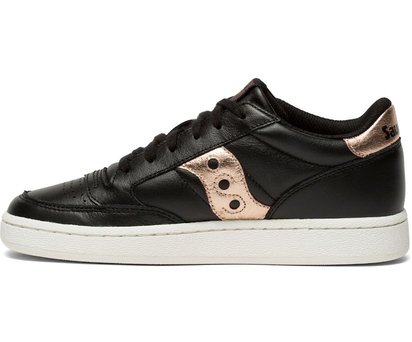 Black / Rose Gold Women's Saucony Jazz Court Originals | 2075-DOCAF