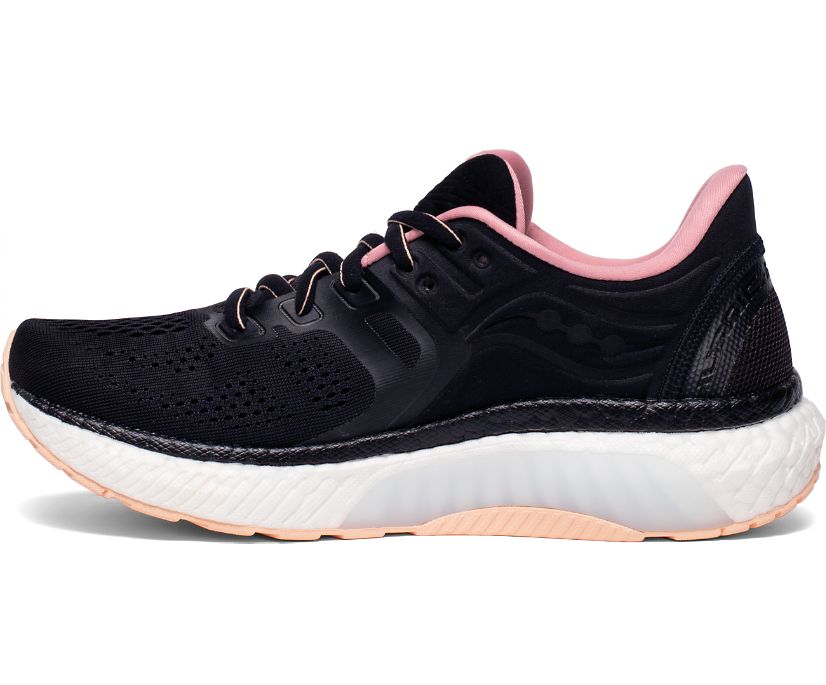 Black / Rose Women's Saucony Hurricane 23 Running Shoes | 2016-SIPYK