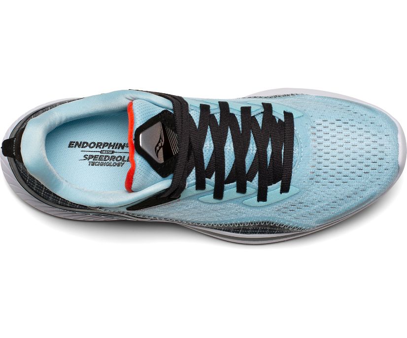 Black / Turquoise Women's Saucony Endorphin Shift 2 Running Shoes | 4790-OGPHT