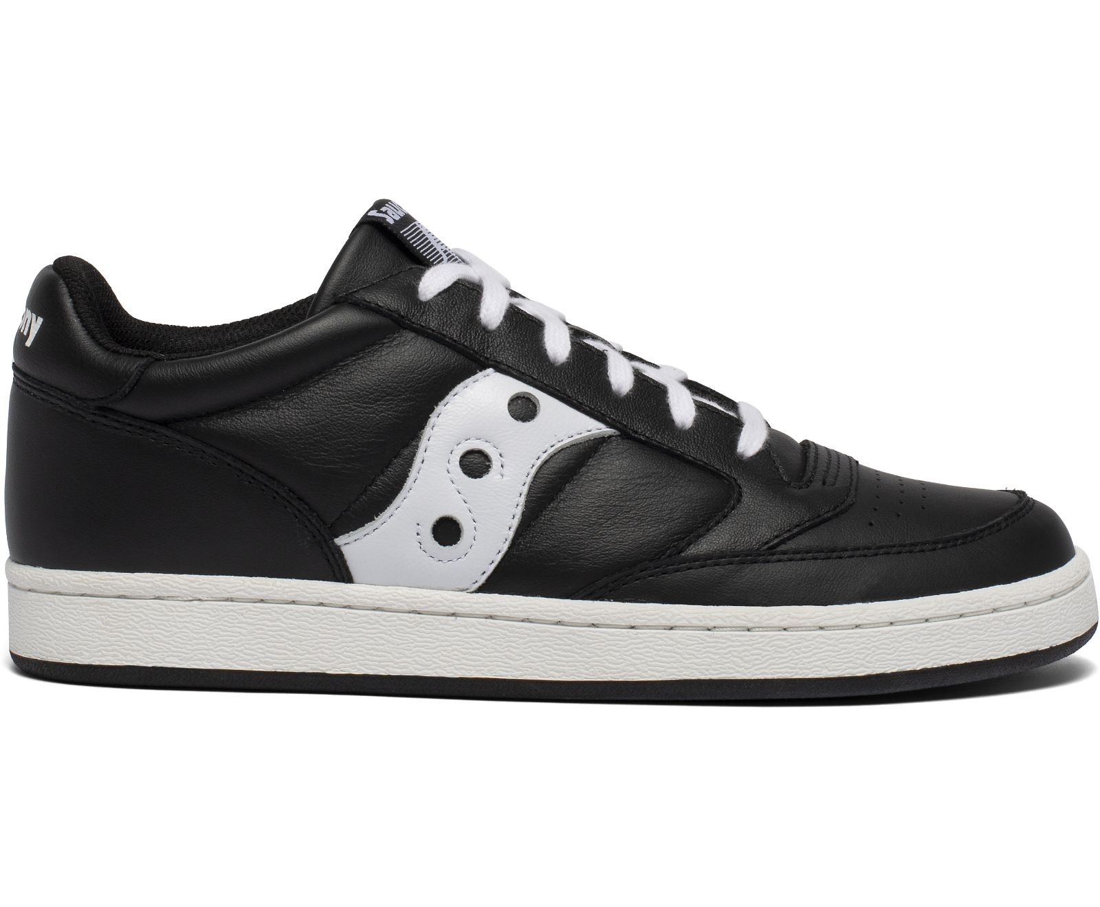 Black / White Men\'s Saucony Jazz Court Originals | 0732-GKEUV