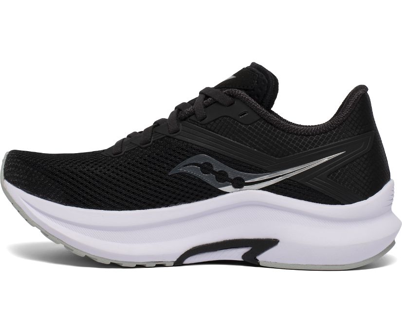 Black / White Women's Saucony Axon Running Shoes | 3972-BFTNC