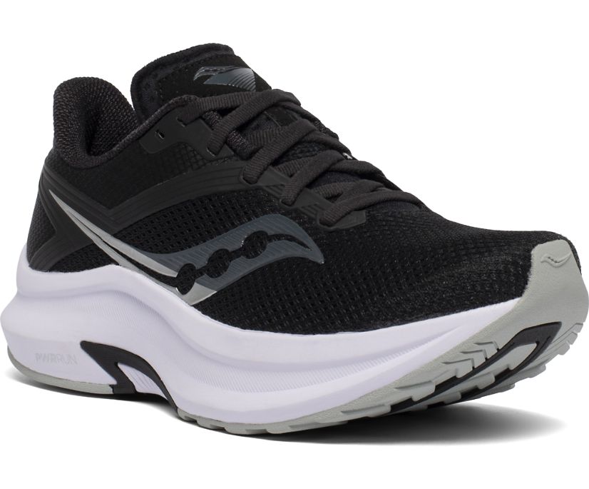 Black / White Women's Saucony Axon Running Shoes | 3972-BFTNC