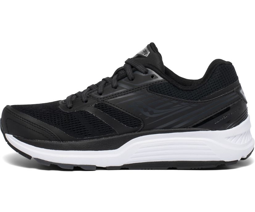 Black / White Women's Saucony Echelon 8 Wide Running Shoes | 9256-QDGZO