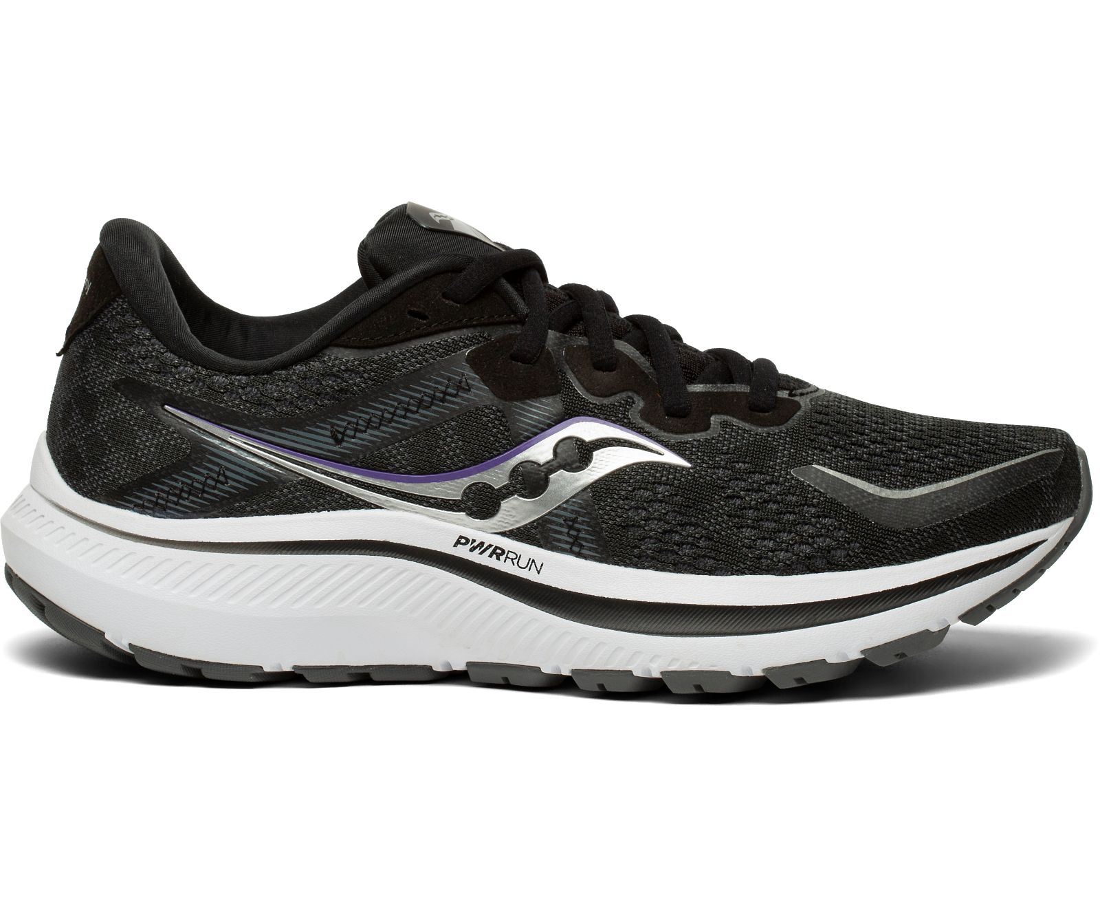 Black / White Women\'s Saucony Omni 20 Running Shoes | 9012-WVCZD