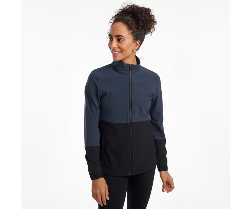 Black Women\'s Saucony Bluster Jackets | 2107-LKFZP