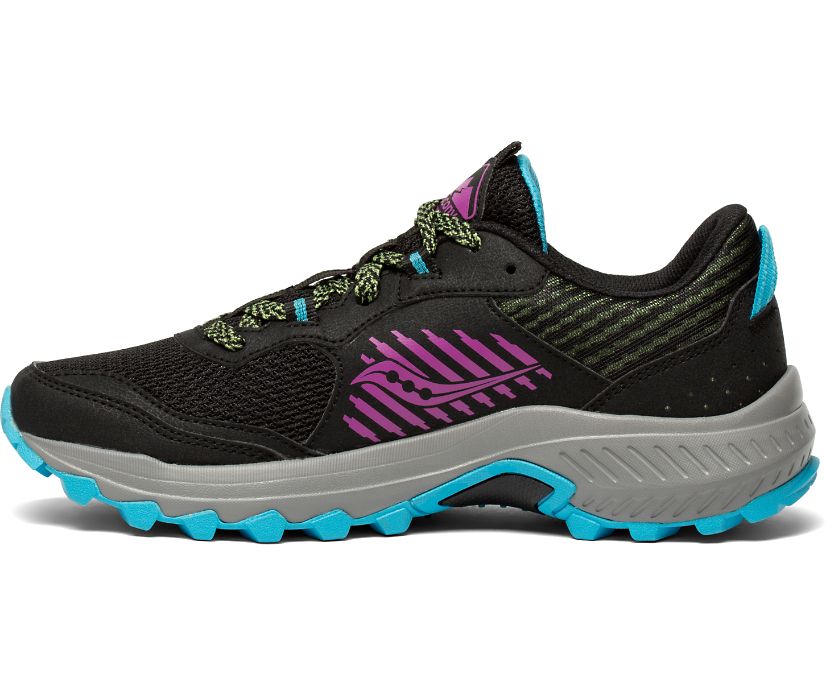 Black Women's Saucony Excursion Tr15 Trail Running Shoes | 8962-OABYD