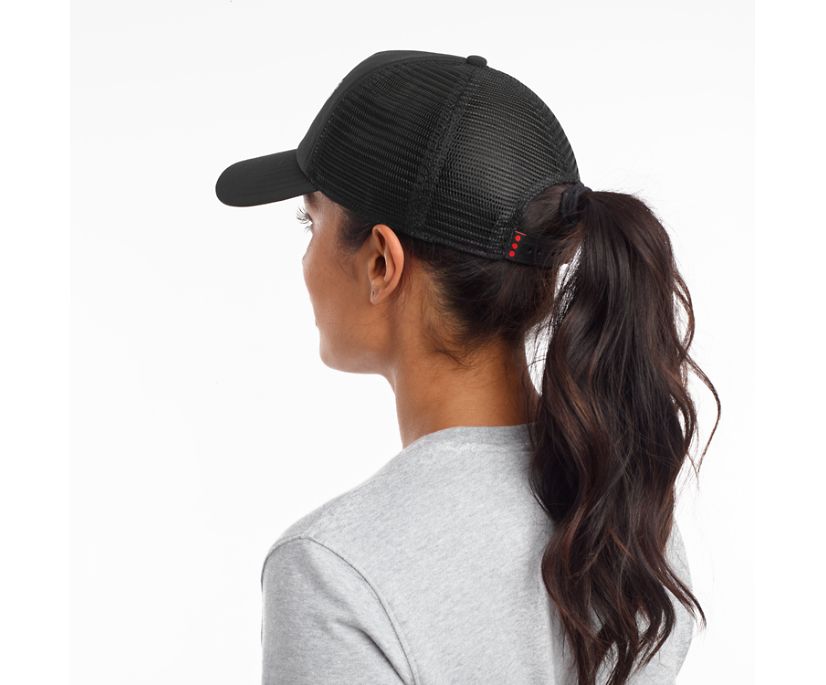 Black Women's Saucony Foam Trucker Hats | 7208-RLCFY