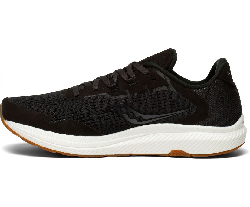 Black Women's Saucony Freedom 4 Running Shoes | 5264-MLEID