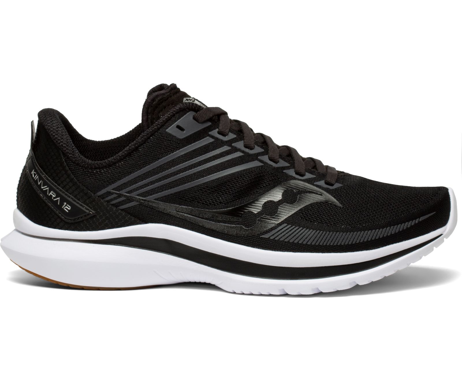 Black Women\'s Saucony Kinvara 12 Running Shoes | 7943-BSUMY