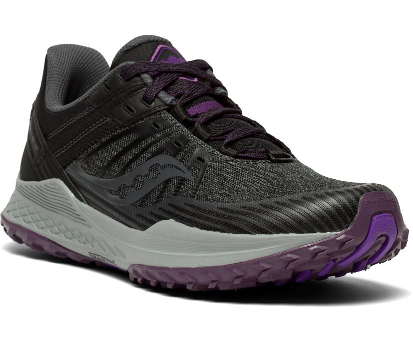 Black Women's Saucony Mad River Tr 2 Trail Running Shoes | 9718-QUOFD