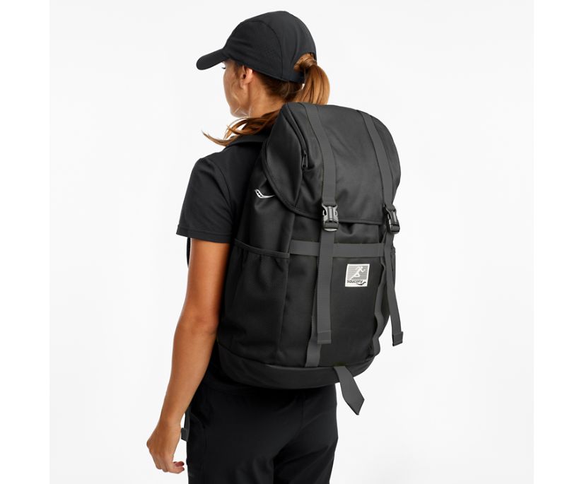 Black Women's Saucony Overhaul Backpacks | 4986-CXTBA