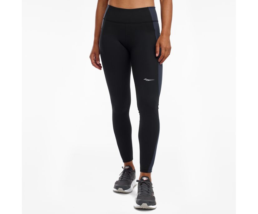 Black Women\'s Saucony Solstice 2.0 Pants | 0351-RNPVX