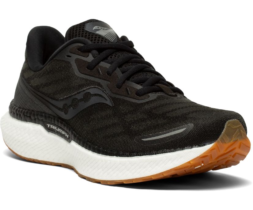 Black Women's Saucony Triumph 19 Running Shoes | 8516-GEXWD