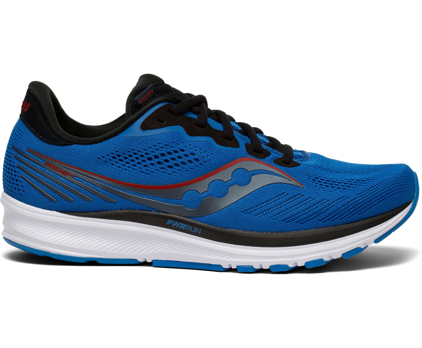 Blue / Black Men\'s Saucony Ride 14 Running Shoes | 8325-CHYMJ