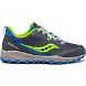 Blue / Green Kids' Saucony Peregrine 11 Shield Sneakers | 6234-FLMXI