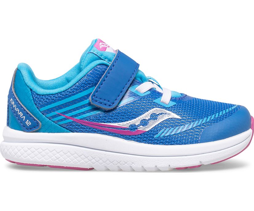 Blue / Pink Kids' Saucony Kinvara 12 Jr. Sneakers | 4589-URESO