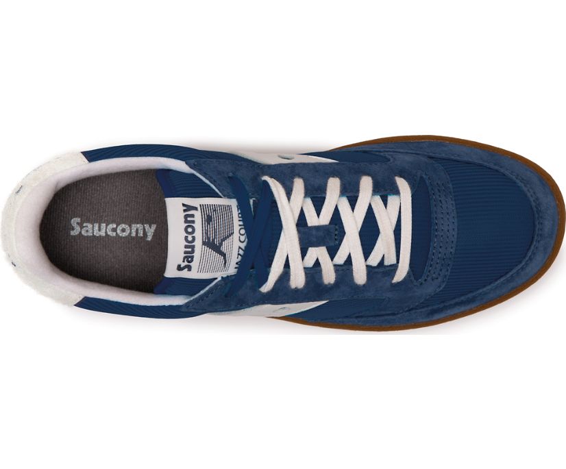 Blue / White Women's Saucony Jazz Court Originals | 2869-ONSUJ