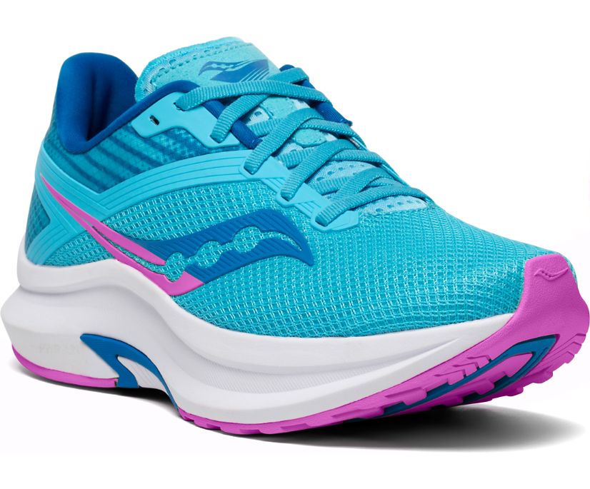 Blue Women's Saucony Axon Running Shoes | 8913-LRJTO