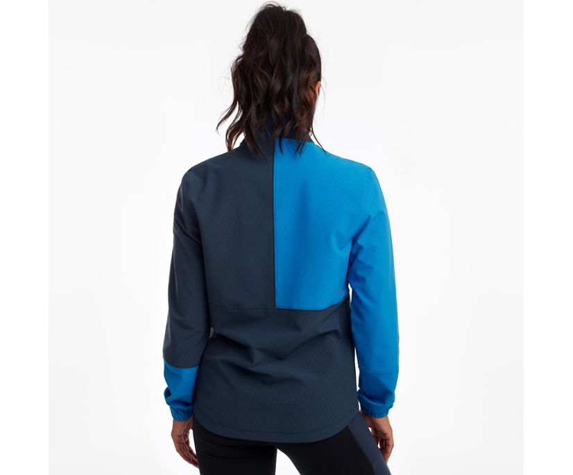 Blue Women's Saucony Bluster Jackets | 4385-AWFQC