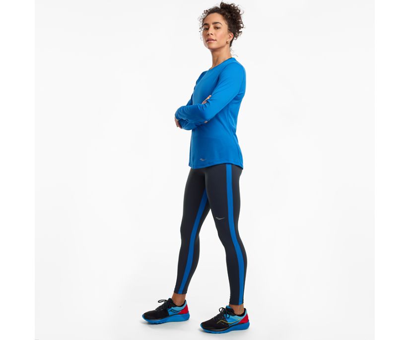 Blue Women's Saucony Fortify Pants | 2589-ZTJYM