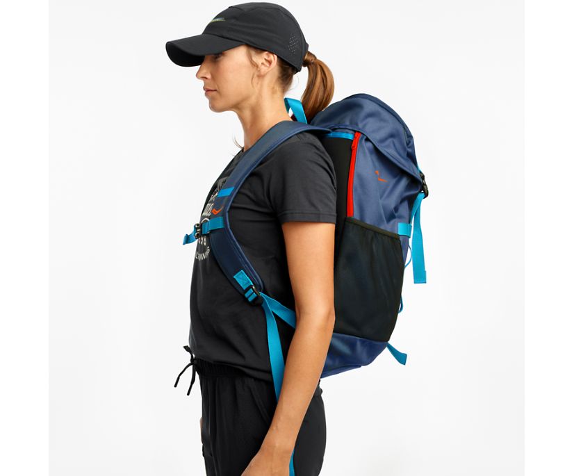 Blue Women's Saucony Overhaul Backpacks | 8073-YPEXM