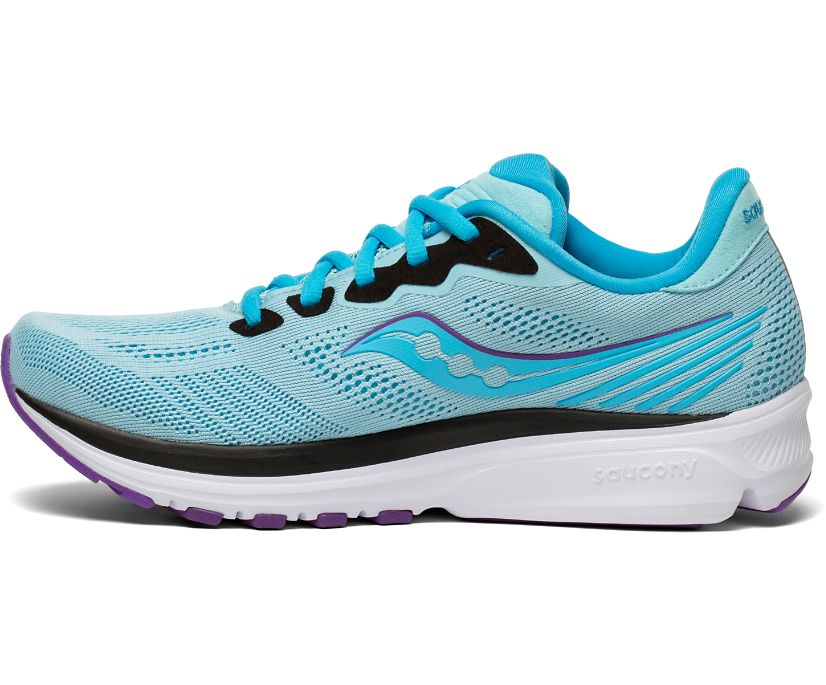 Blue Women's Saucony Ride 14 Running Shoes | 2183-TIJNX