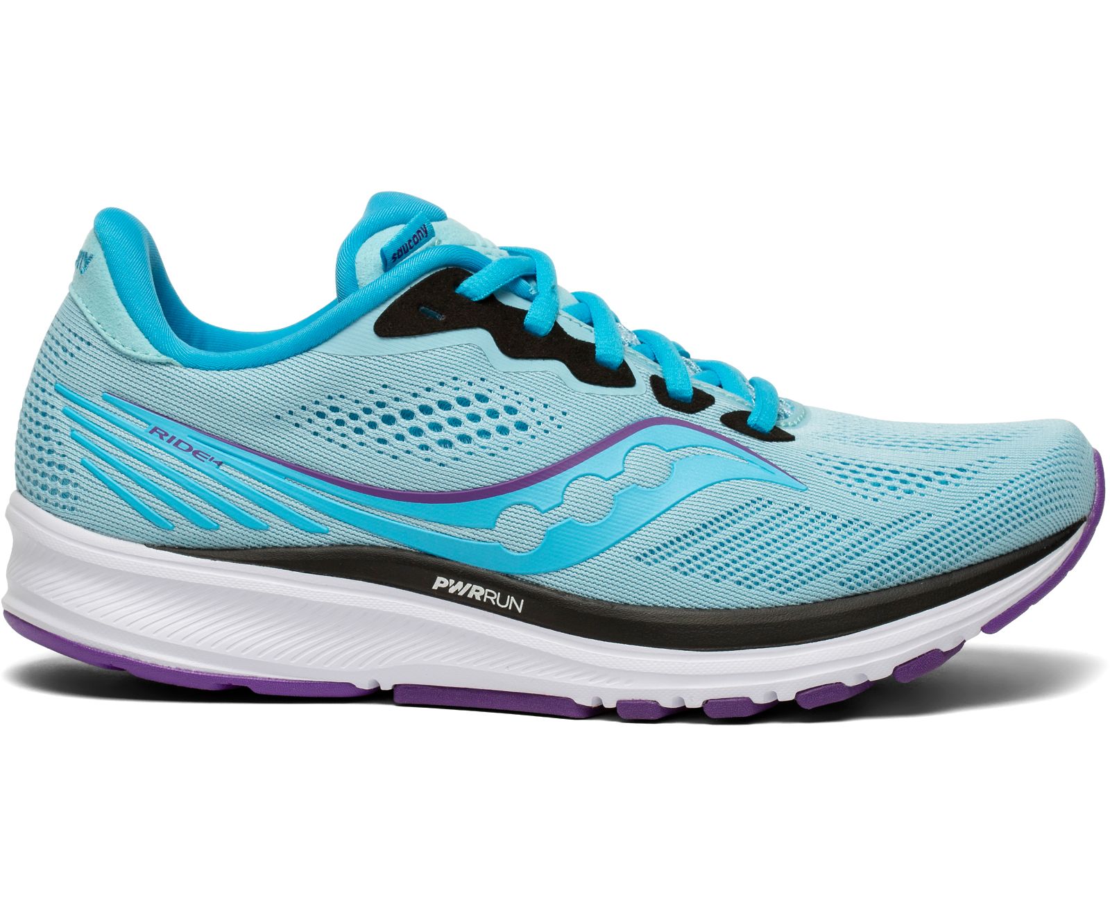 Blue Women\'s Saucony Ride 14 Running Shoes | 2183-TIJNX