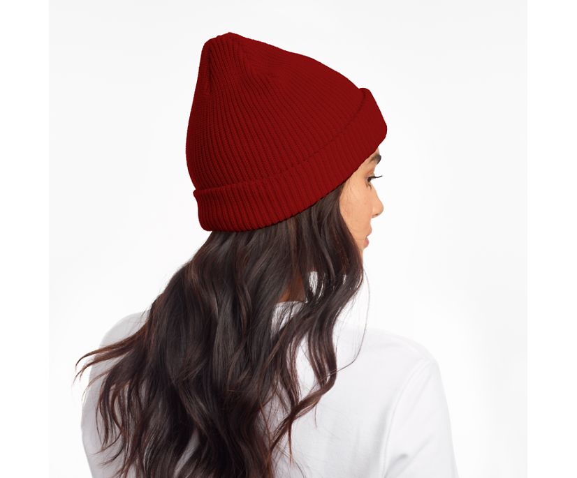 Burgundy Women's Saucony Rested Beanies | 2508-BUJKD