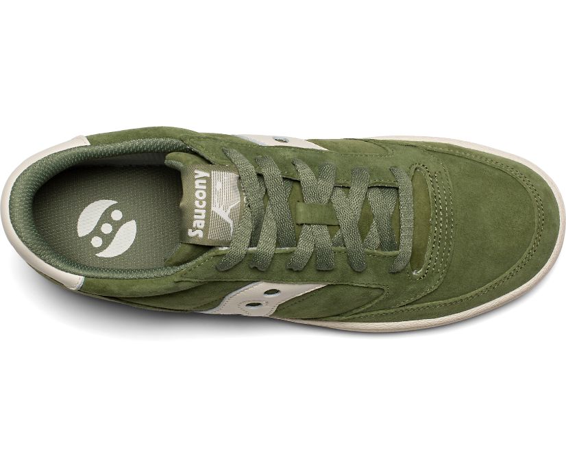 Green Women's Saucony Jazz Court Nubuck Originals | 1873-RFIPU