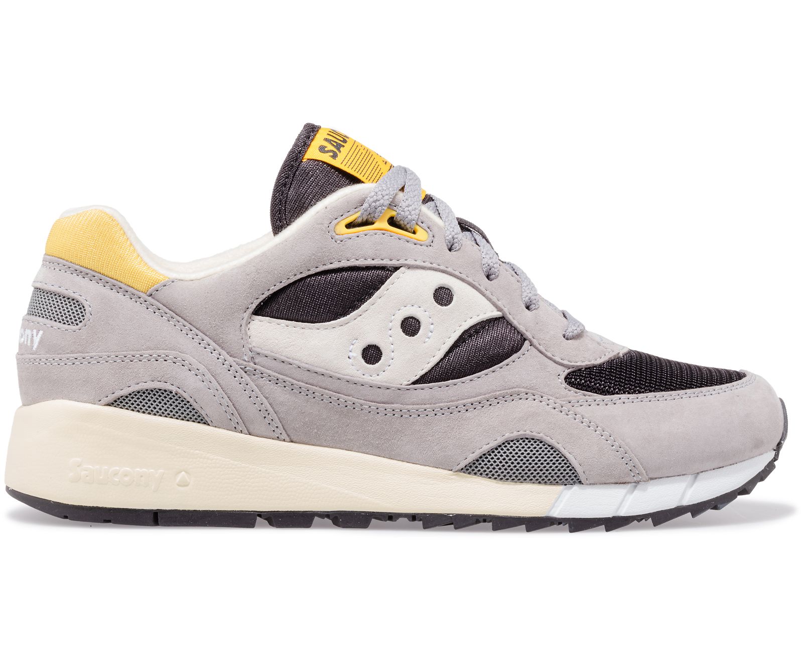 Grey / Black Men\'s Saucony Shadow 6000 Originals | 7509-CJTFB