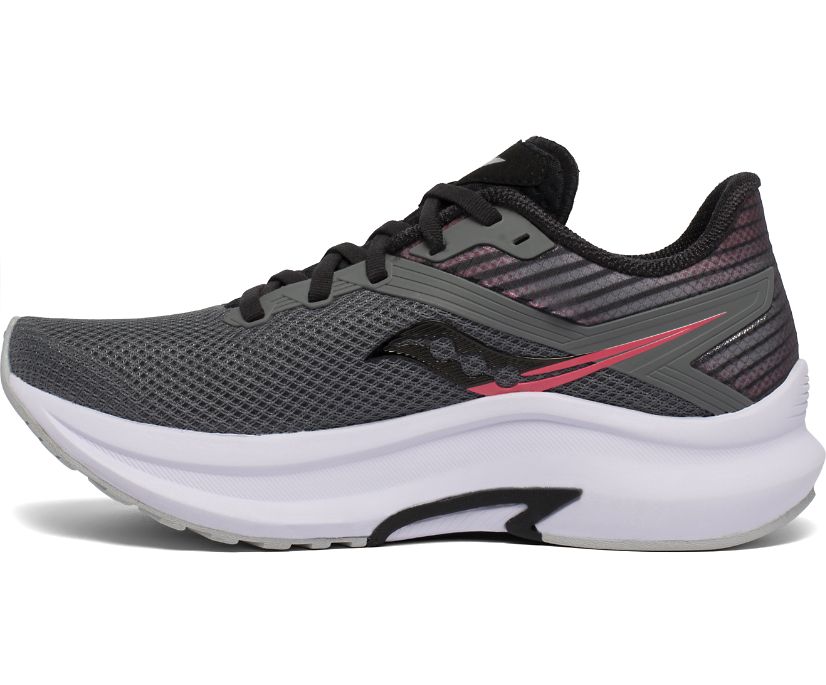 Grey / Black Women's Saucony Axon Running Shoes | 7104-KMINV