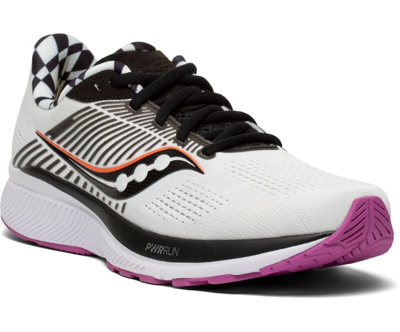 Grey / Black Women's Saucony Guide 14 Running Shoes | 9804-DERLO