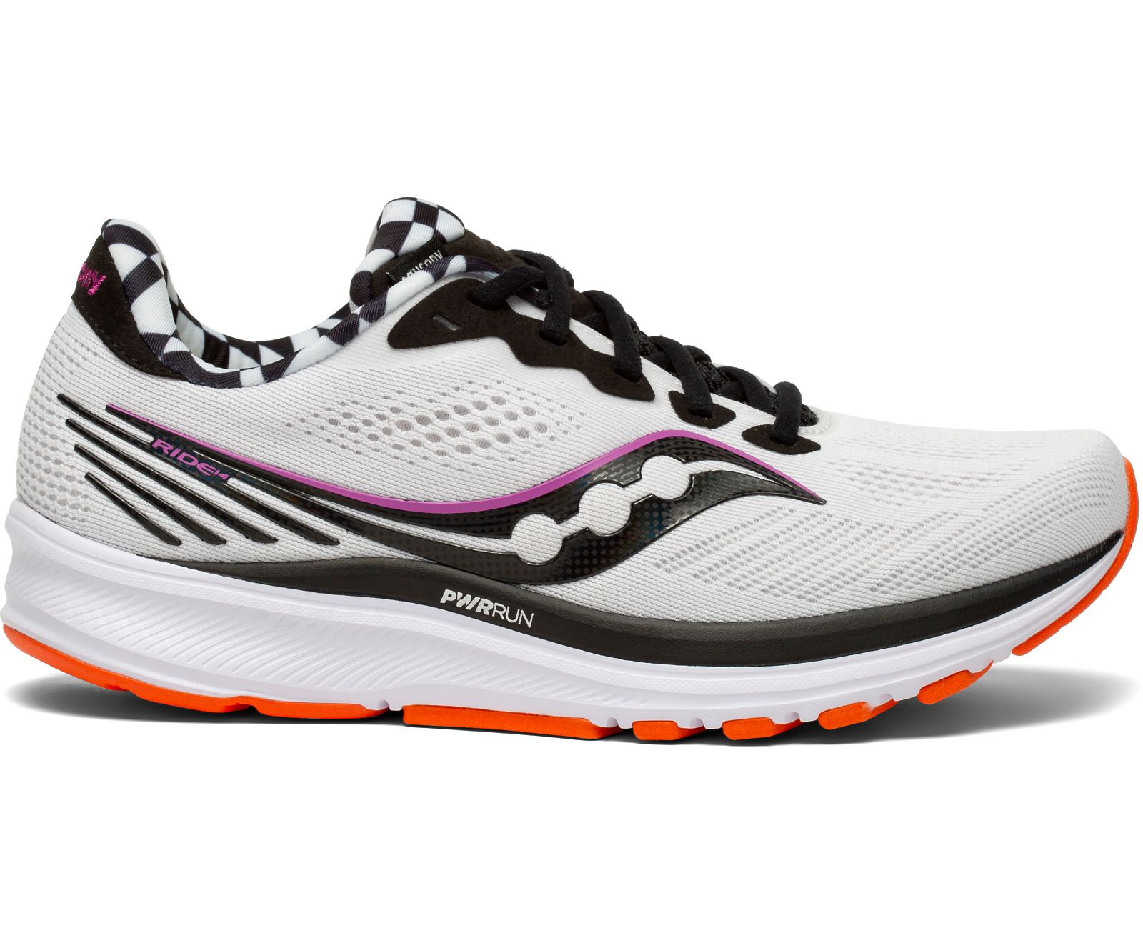 Grey / Black Women\'s Saucony Ride 14 Running Shoes | 9371-AXFZJ