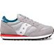 Grey / Blue / Red Kids' Saucony Jazz Original Sneakers | 2457-QVNFW