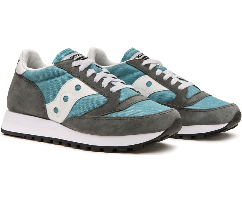 Grey / Blue / White Women's Saucony Jazz 81 Originals | 8149-QRHKD