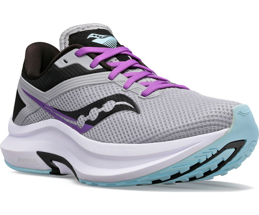 Grey / Blue Women's Saucony Axon Running Shoes | 6219-VETNK