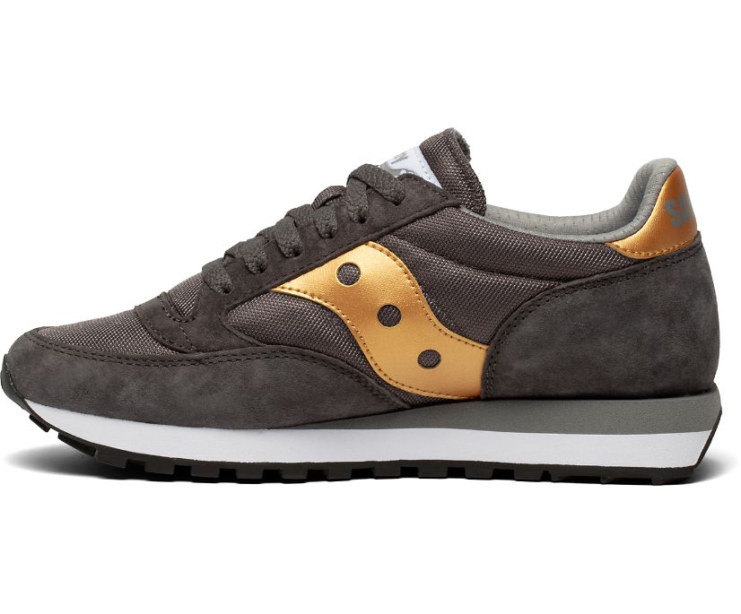 Grey / Gold Women's Saucony Jazz 81 Originals | 4960-UNQWT