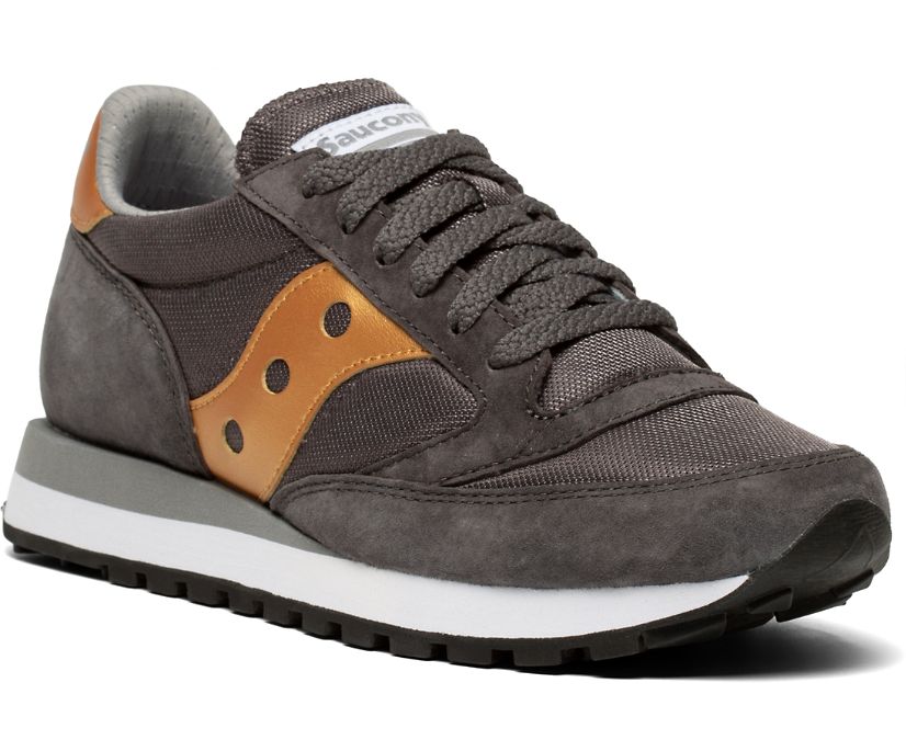 Grey / Gold Women's Saucony Jazz 81 Originals | 4960-UNQWT