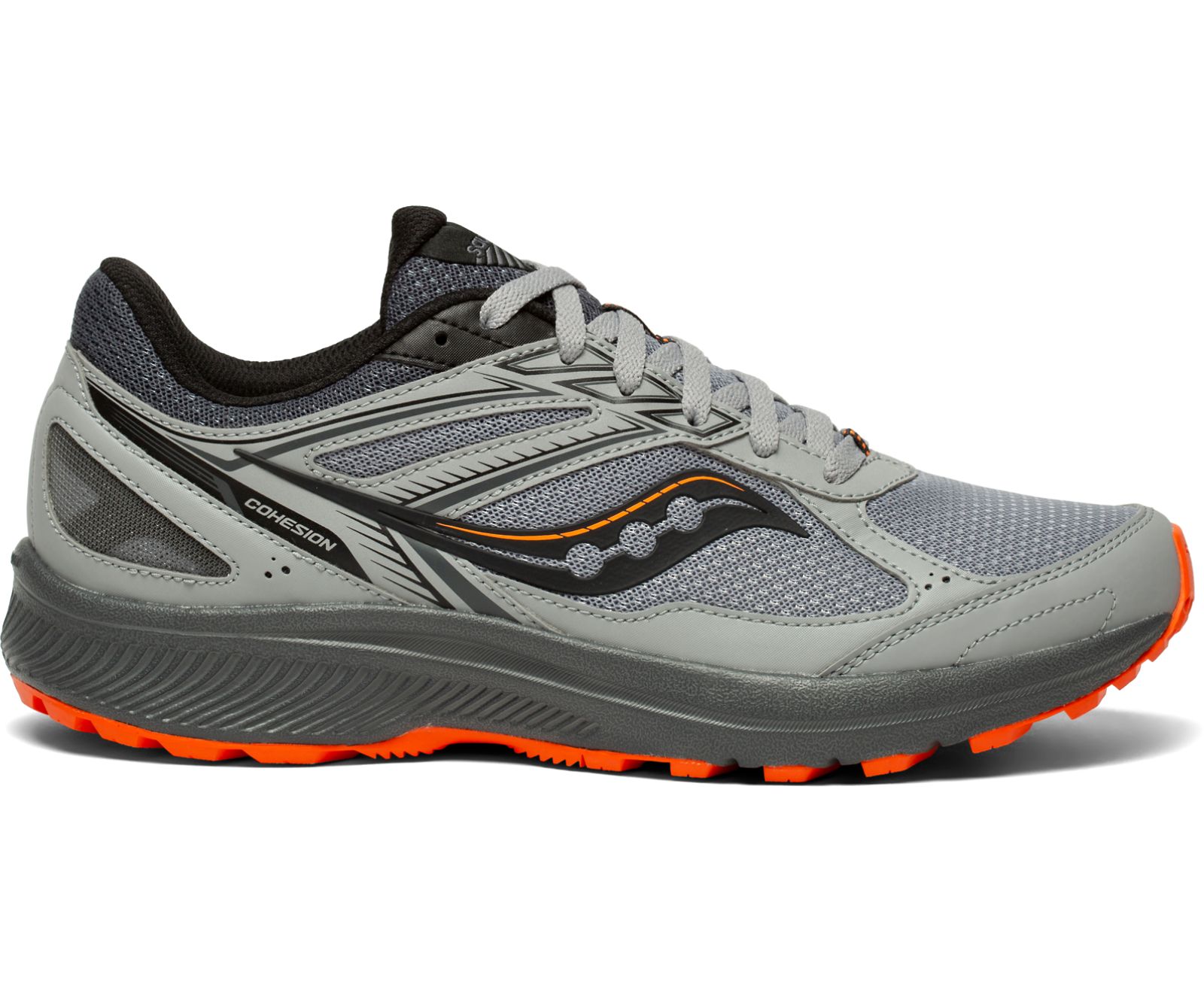 Grey / Orange / Blue Men\'s Saucony Cohesion Tr14 Trail Running Shoes | 9510-KYROZ