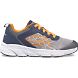 Grey / Orange / Navy Kids' Saucony Wind Lace Sneakers | 8639-GNTQB